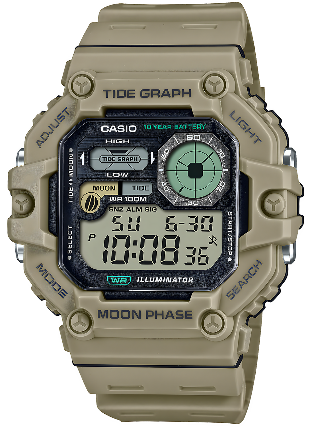 Relógio CASIO Masculino Standard WS-1700H-5AVDF