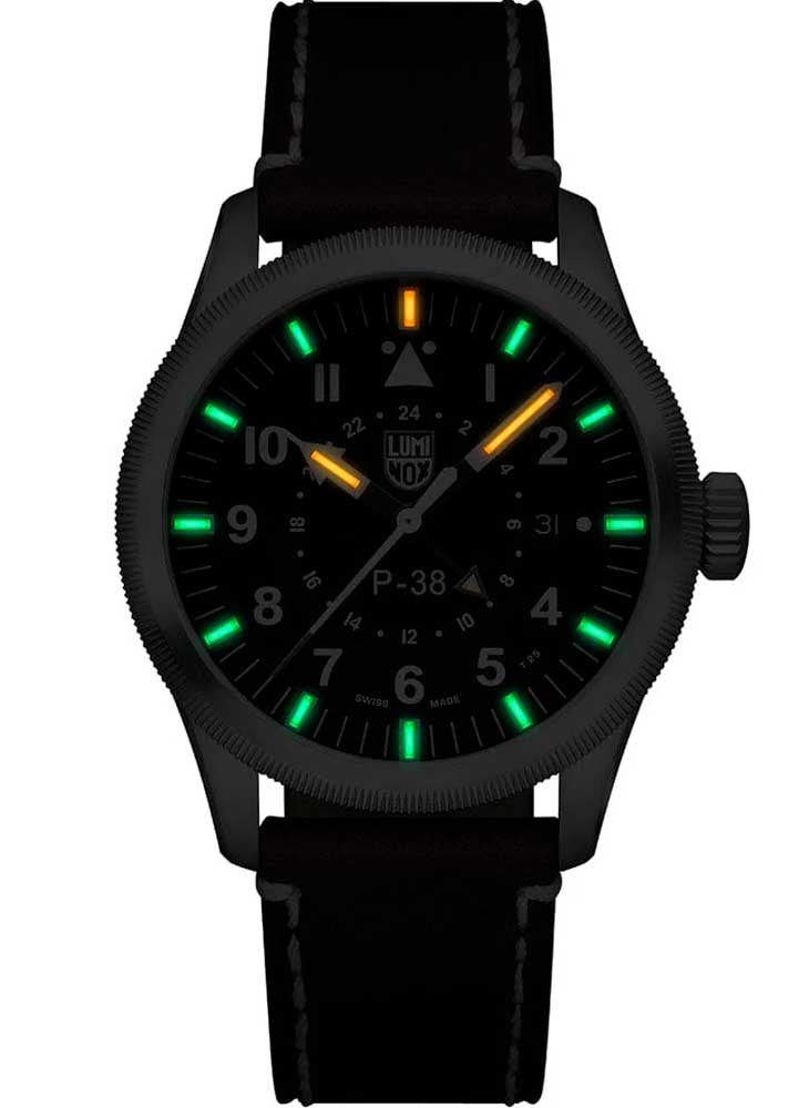 RELÓGIO LUMINOX P–38 LIGHTNING® 9521 *Safira *42mm *Swiss Made