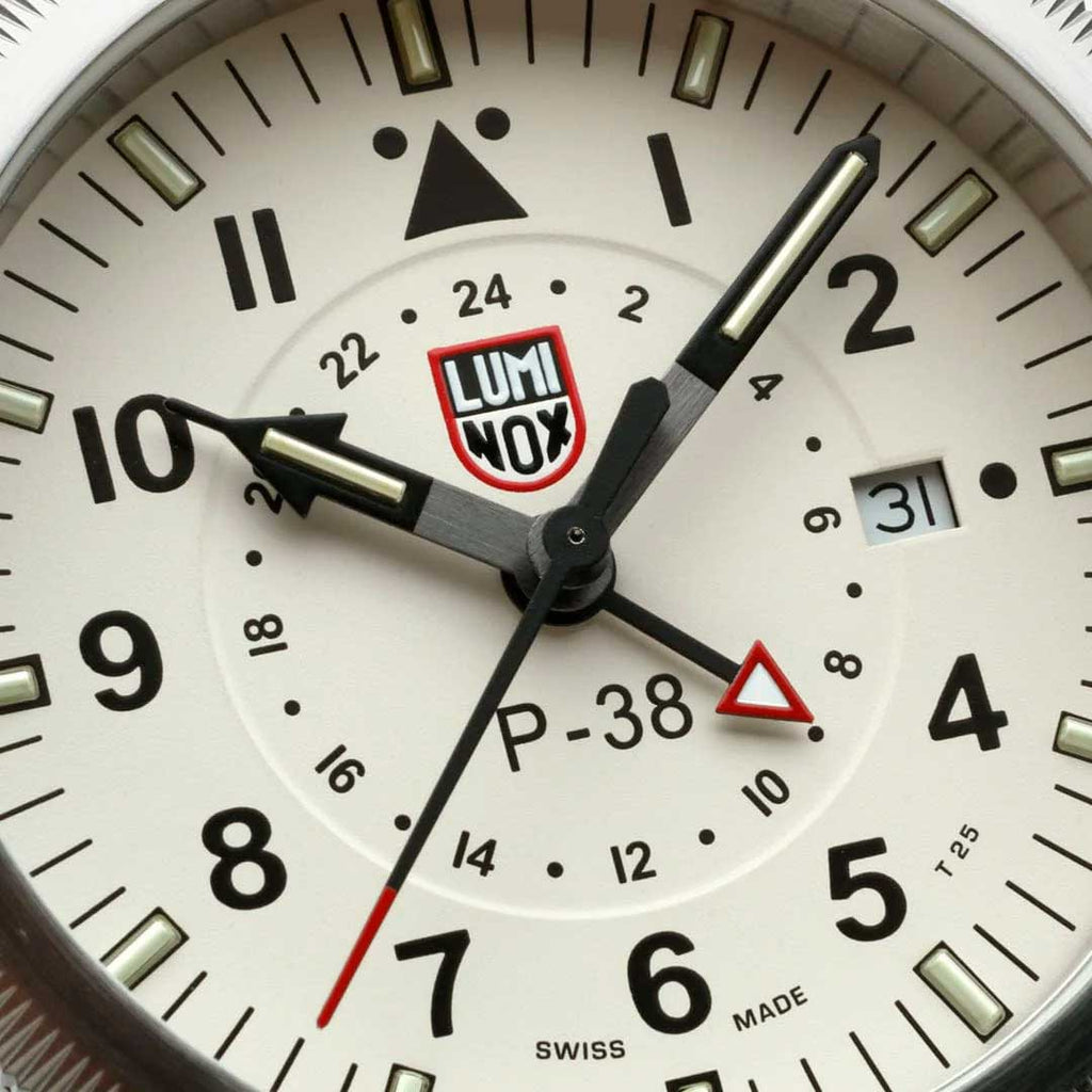 RELÓGIO LUMINOX P–38 LIGHTNING® 9527 *Safira *42mm *Swiss Made