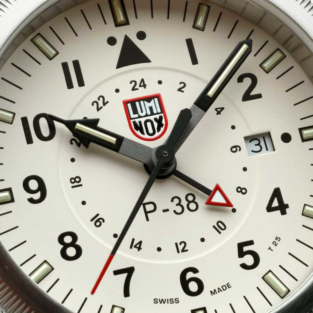 RELÓGIO LUMINOX P–38 LIGHTNING® 9527 *Safira *42mm *Swiss Made