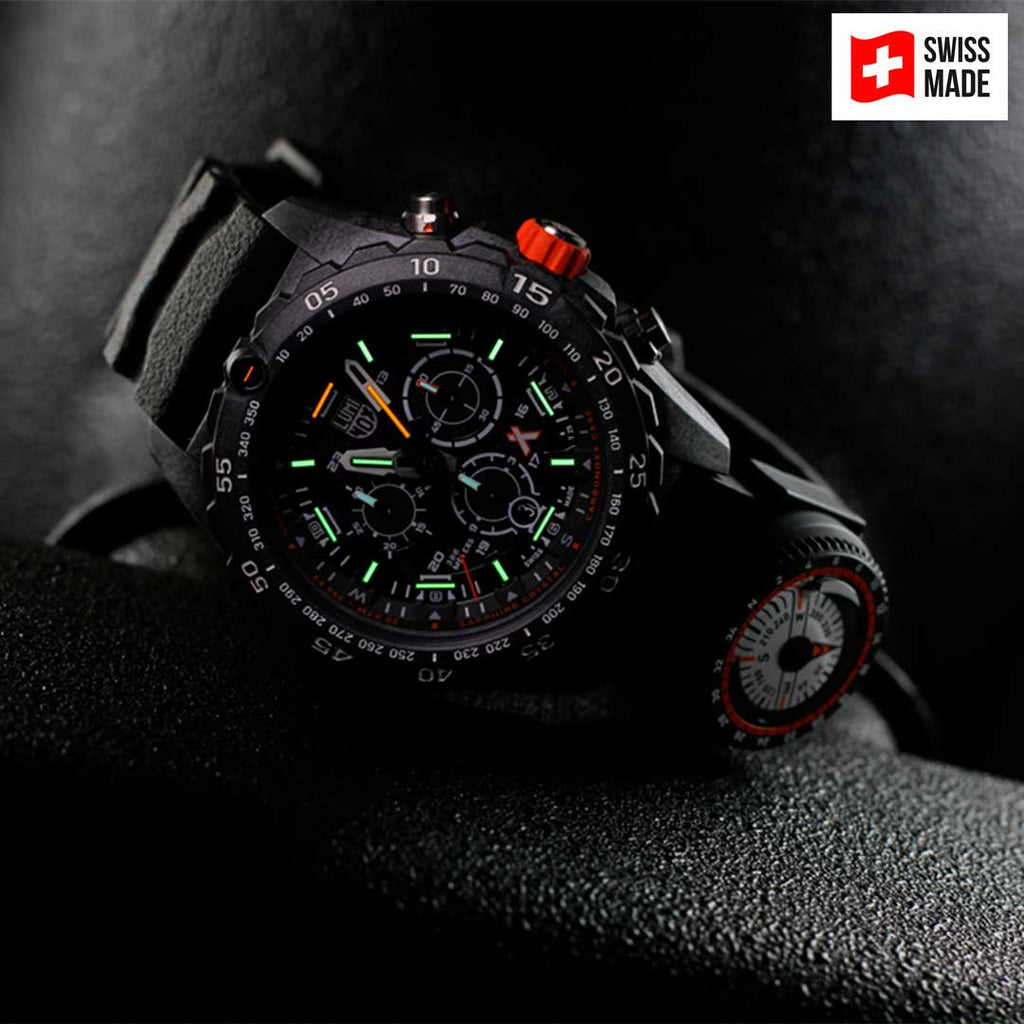 RELÓGIO LUMINOX BEAR GRYLLS SURVIVAL MASTER SERIES 3741 *Safira *45mm *Swiss Made