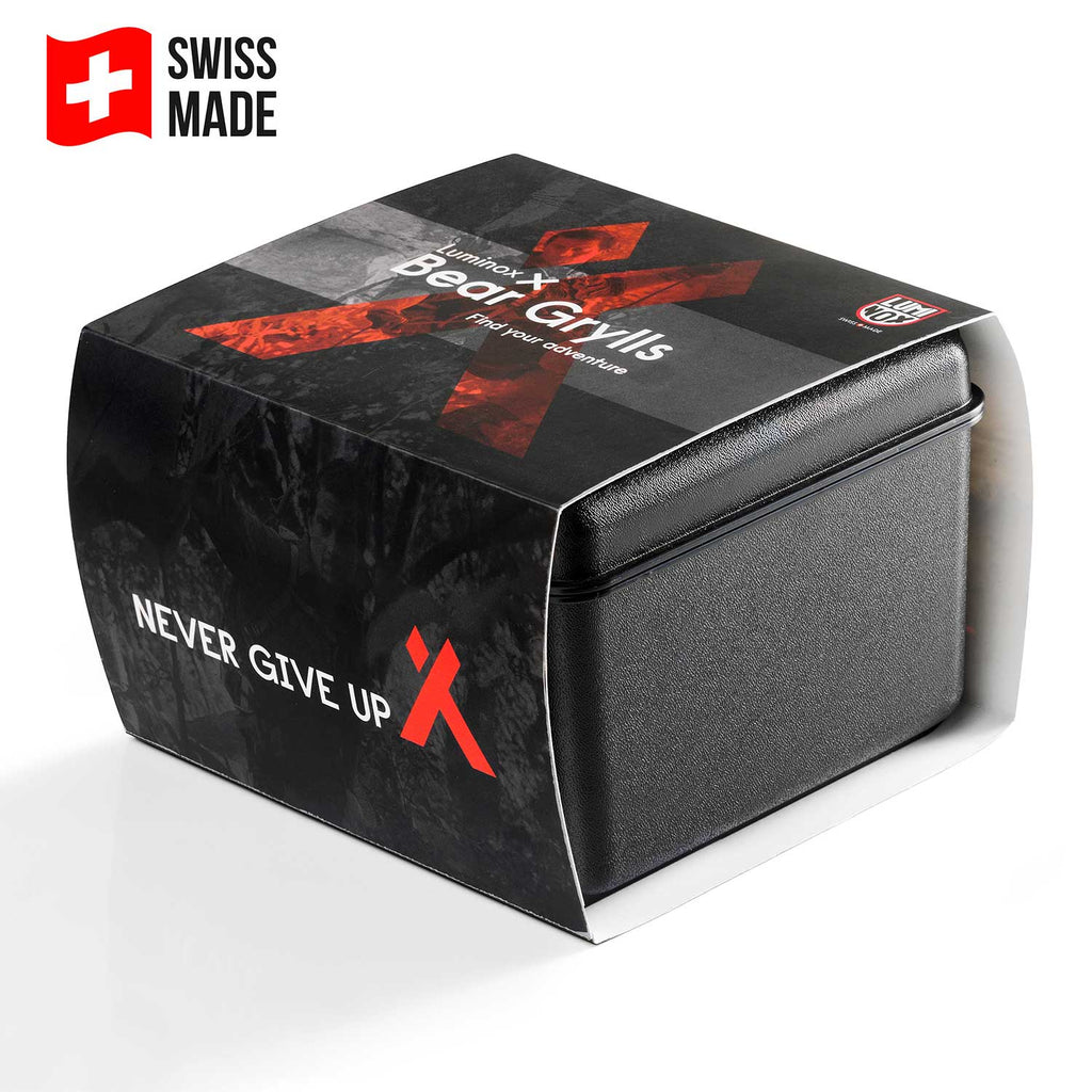RELÓGIO LUMINOX BEAR GRYLLS SURVIVAL MASTER SERIES 3741 *Safira *45mm *Swiss Made