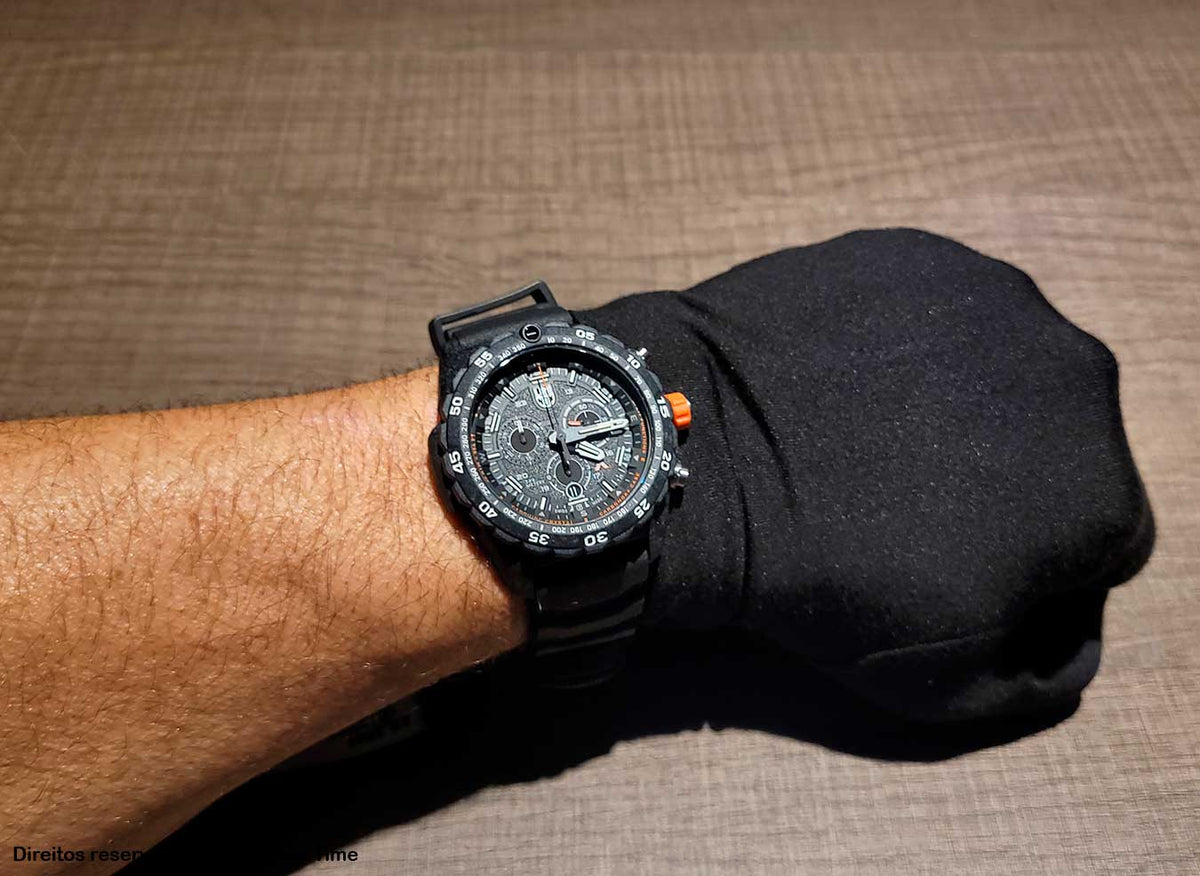 RELÓGIO LUMINOX BEAR GRYLLS SURVIVAL MASTER SERIES 3741 *Safira *45mm *Swiss Made