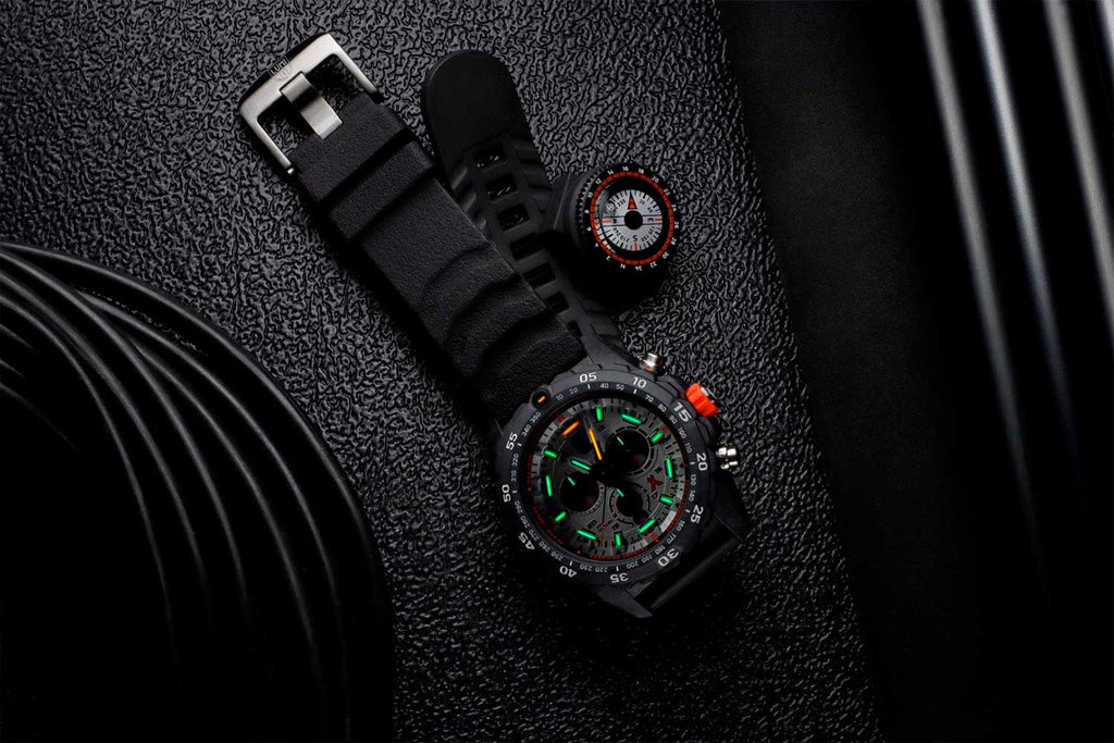 RELÓGIO LUMINOX BEAR GRYLLS SURVIVAL MASTER SERIES 3748 *Safira *45mm *Swiss Made