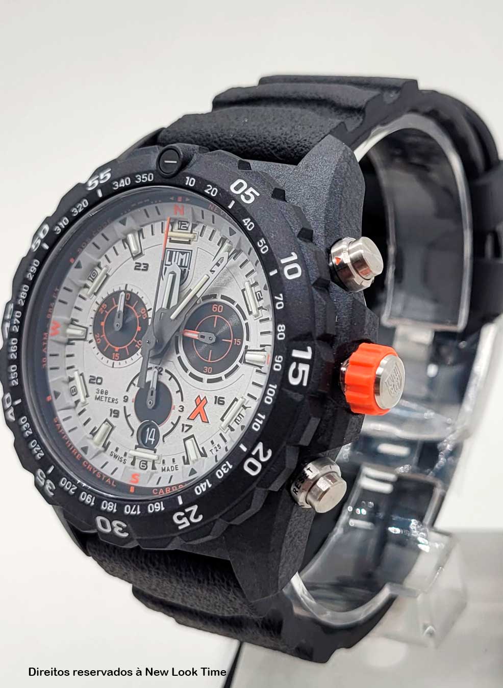 RELÓGIO LUMINOX BEAR GRYLLS SURVIVAL MASTER SERIES 3748 *Safira *45mm *Swiss Made