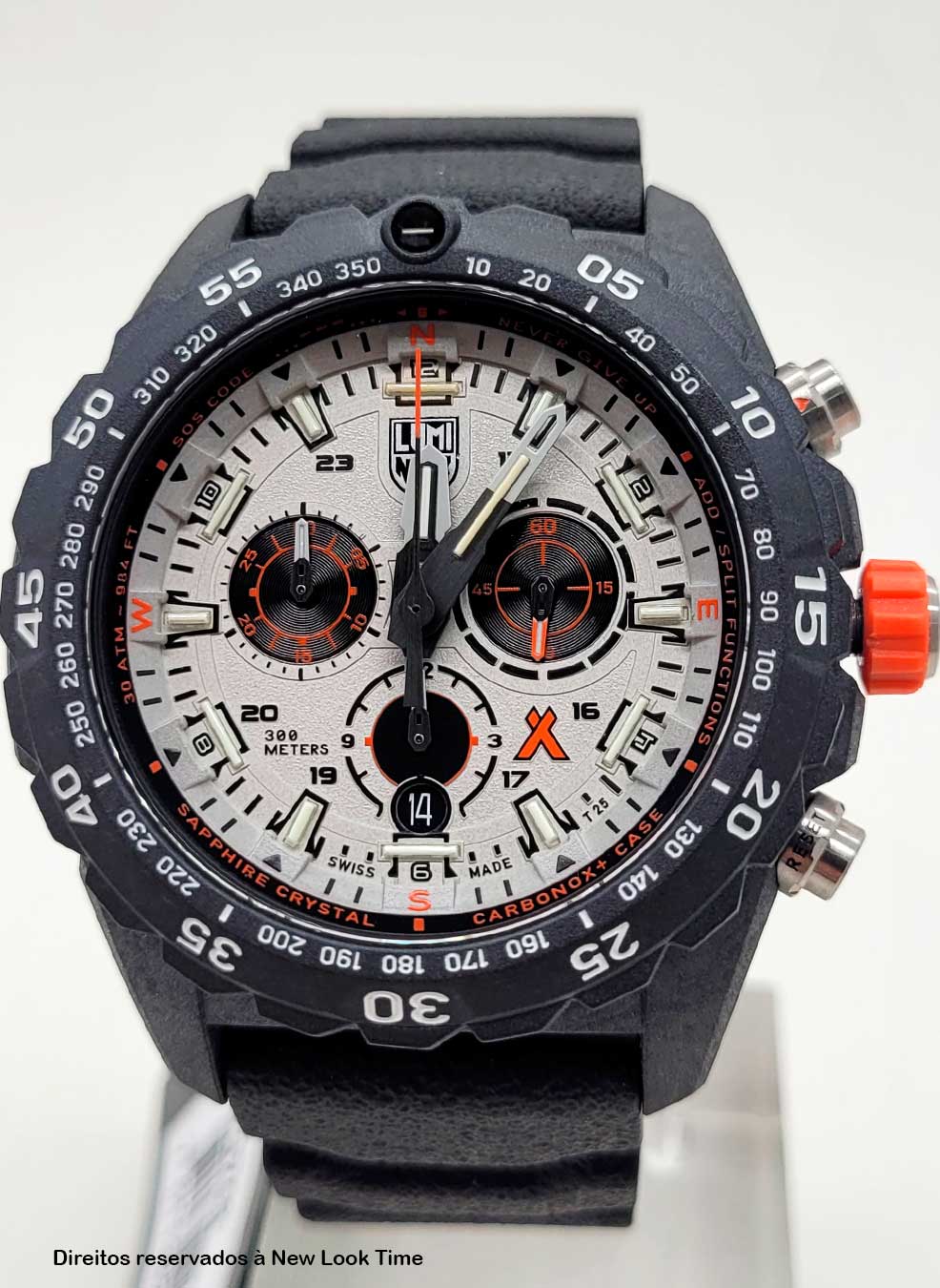 RELÓGIO LUMINOX BEAR GRYLLS SURVIVAL MASTER SERIES 3748 *Safira *45mm *Swiss Made