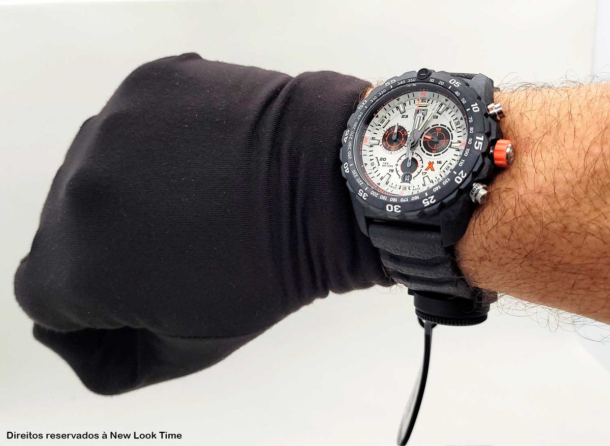 RELÓGIO LUMINOX BEAR GRYLLS SURVIVAL MASTER SERIES 3748 *Safira *45mm *Swiss Made
