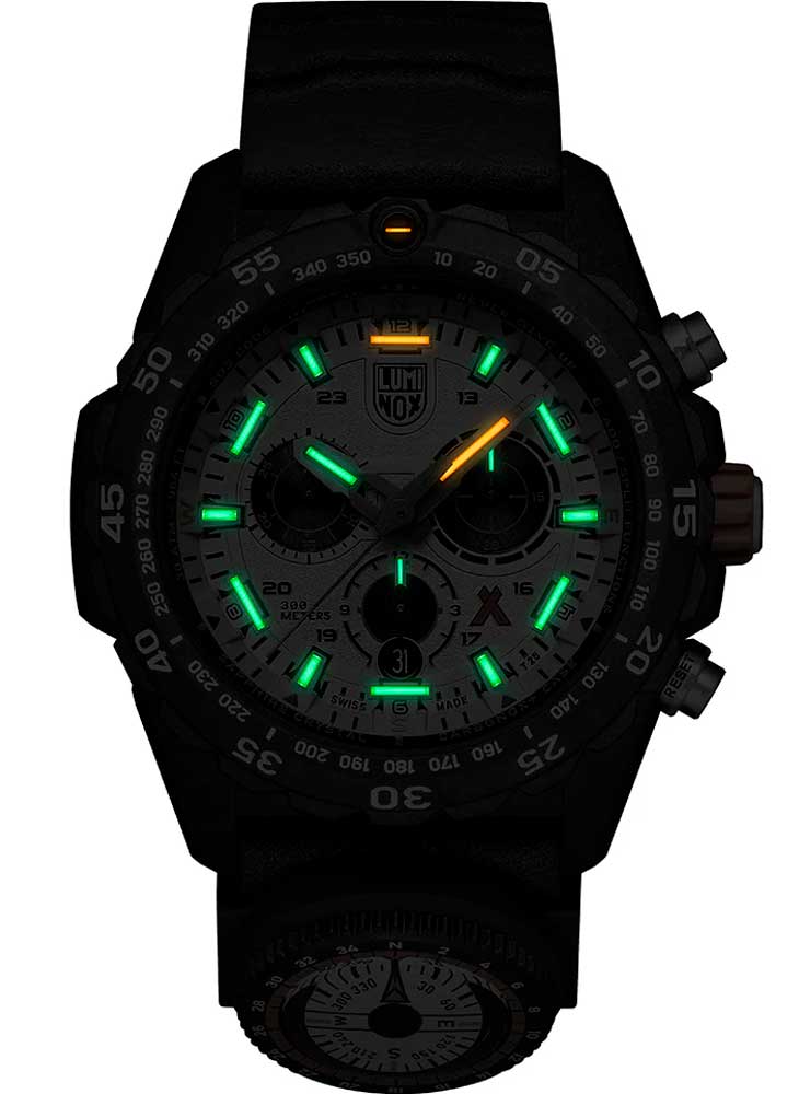 RELÓGIO LUMINOX BEAR GRYLLS SURVIVAL MASTER SERIES 3748 *Safira *45mm *Swiss Made