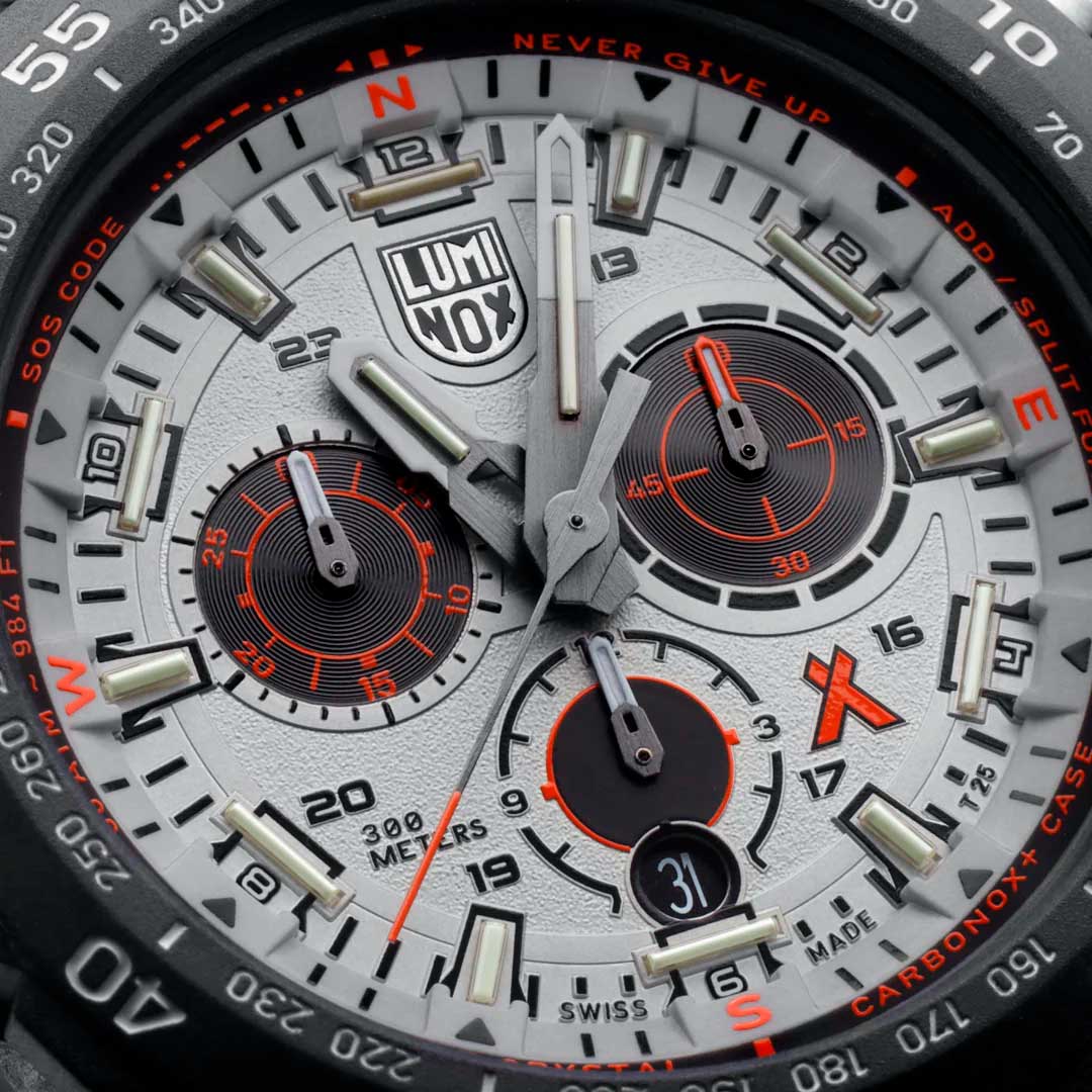 RELÓGIO LUMINOX BEAR GRYLLS SURVIVAL MASTER SERIES 3748 *Safira *45mm *Swiss Made