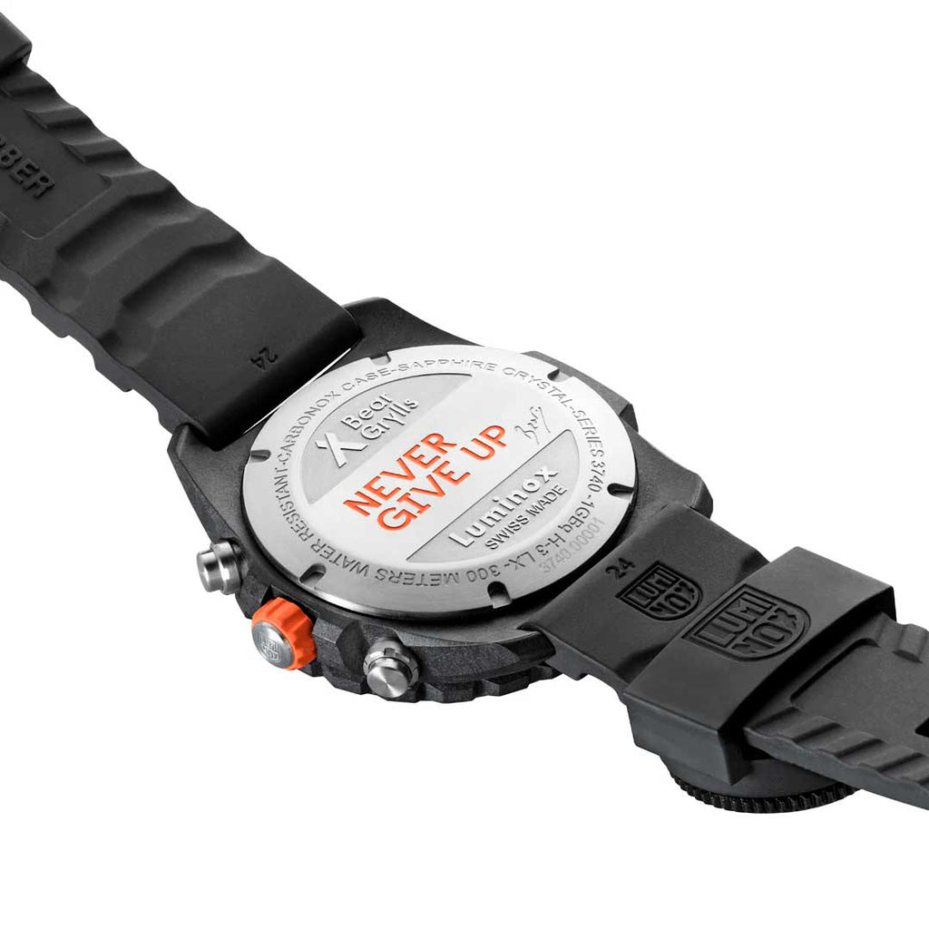 RELÓGIO LUMINOX BEAR GRYLLS SURVIVAL MASTER SERIES 3748 *Safira *45mm *Swiss Made