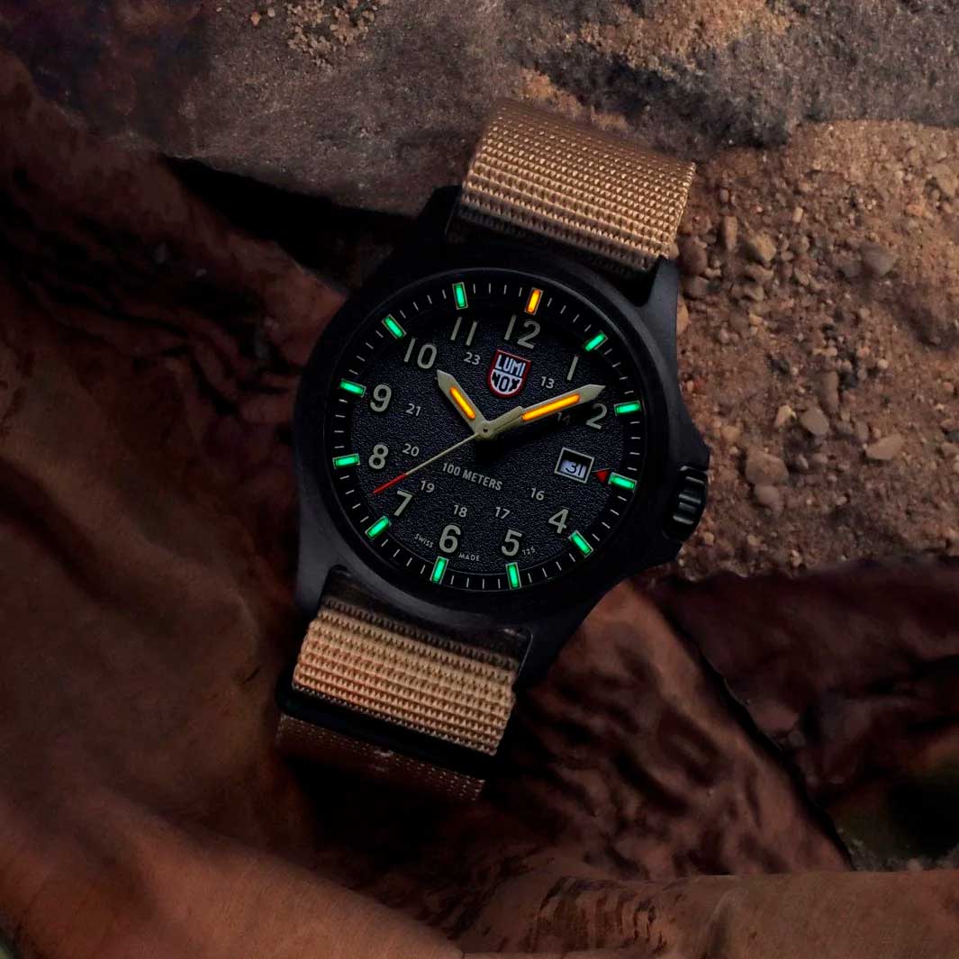 RELÓGIO LUMINOX ATACAMA FIELD XL.1970.SET *Safira *43mm *Swiss Made