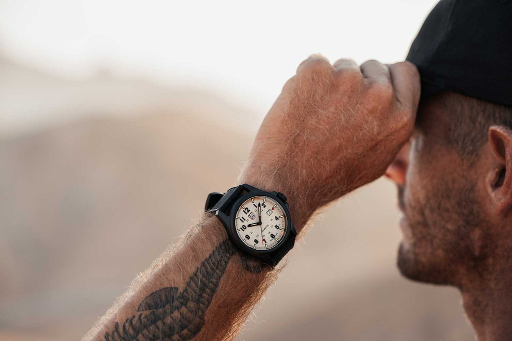 RELÓGIO LUMINOX ATACAMA FIELD 1971 *Safira *43mm *Kit 2 pulseiras