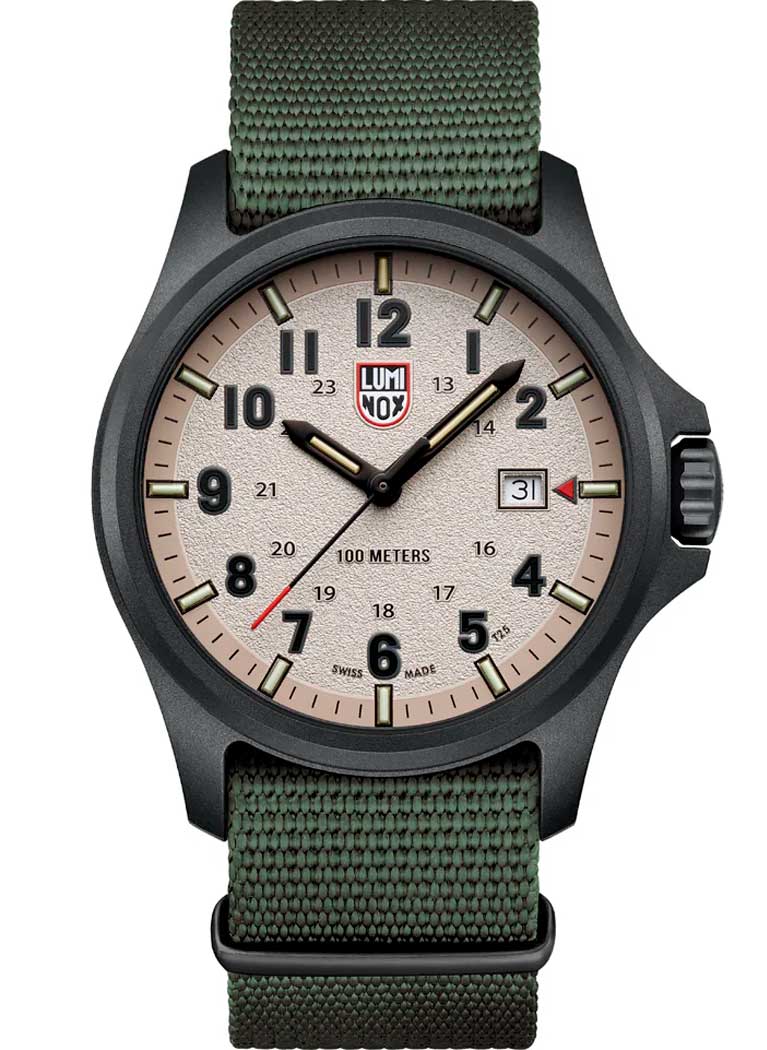 RELÓGIO LUMINOX ATACAMA FIELD 1971 *Safira *43mm *Kit 2 pulseiras