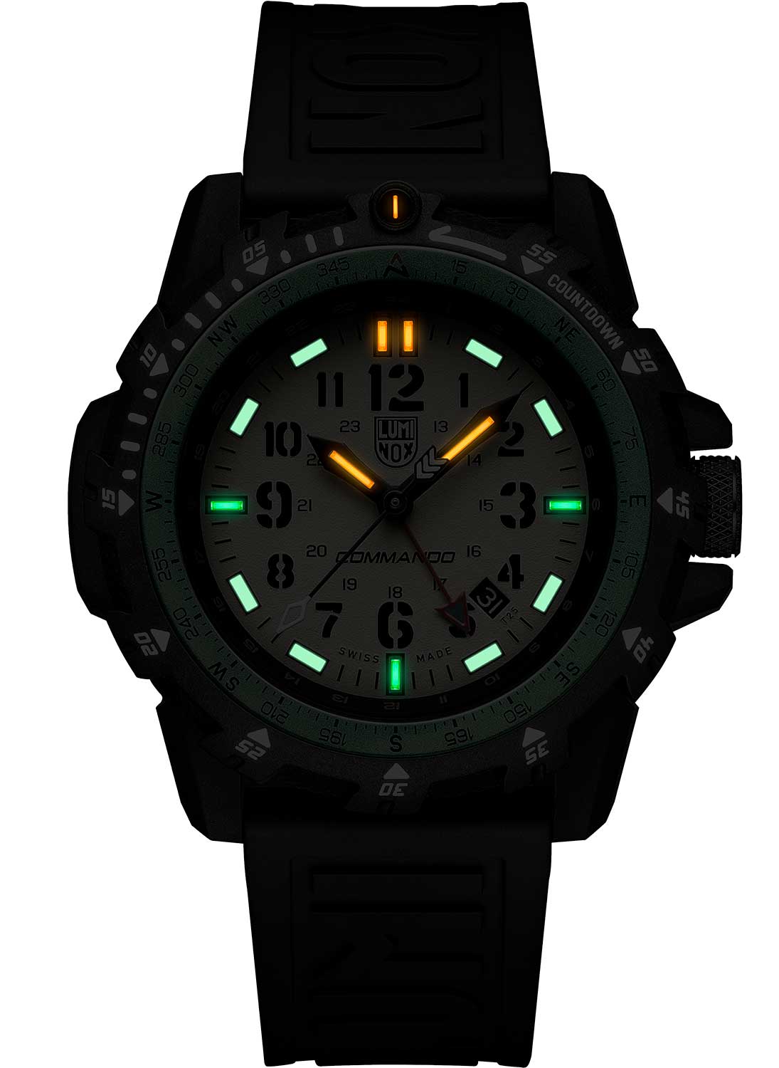 RELÓGIO LUMINOX COMMANDO RAIDER 3321 *Safira *46MM *Swiss Made