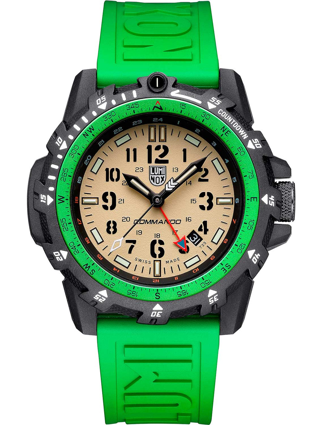 RELÓGIO LUMINOX COMMANDO RAIDER 3337 *Safira *46MM *Swiss Made