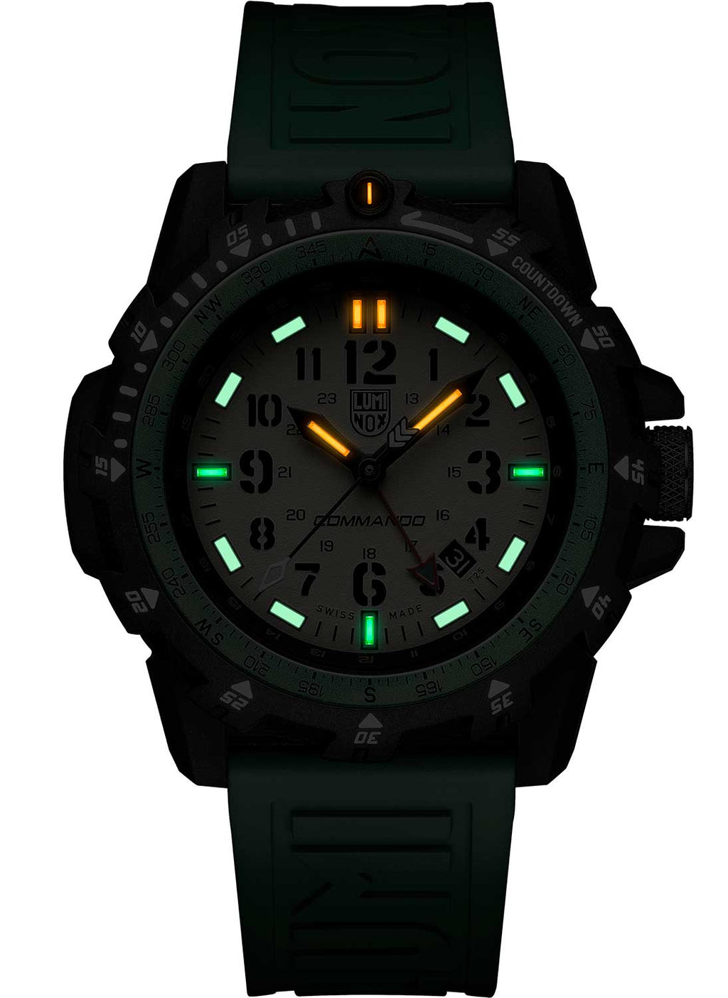 RELÓGIO LUMINOX COMMANDO RAIDER 3337 *Safira *46MM *Swiss Made