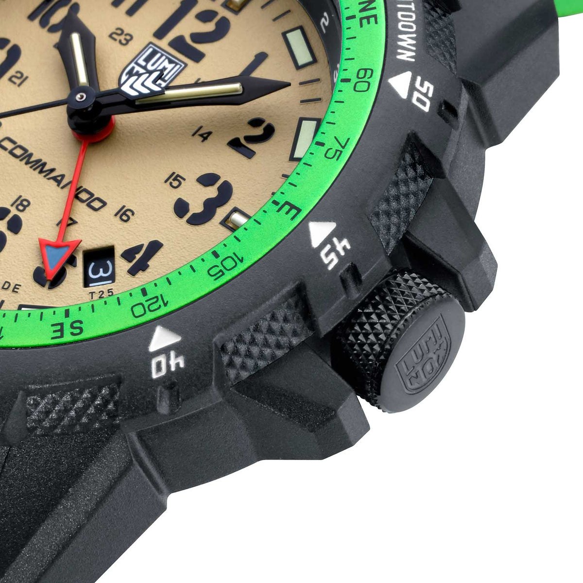 RELÓGIO LUMINOX COMMANDO RAIDER 3337 *Safira *46MM *Swiss Made