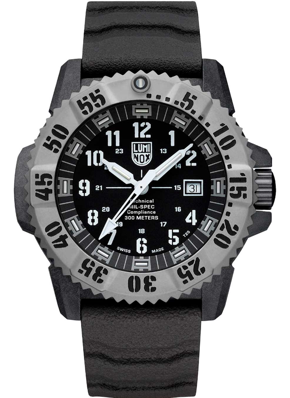 RELÓGIO LUMINOX MIL-SPEC 3351.1 KIT PULSEIRA NATO CAMUFLADO *46mm *Safira *Swiss Made