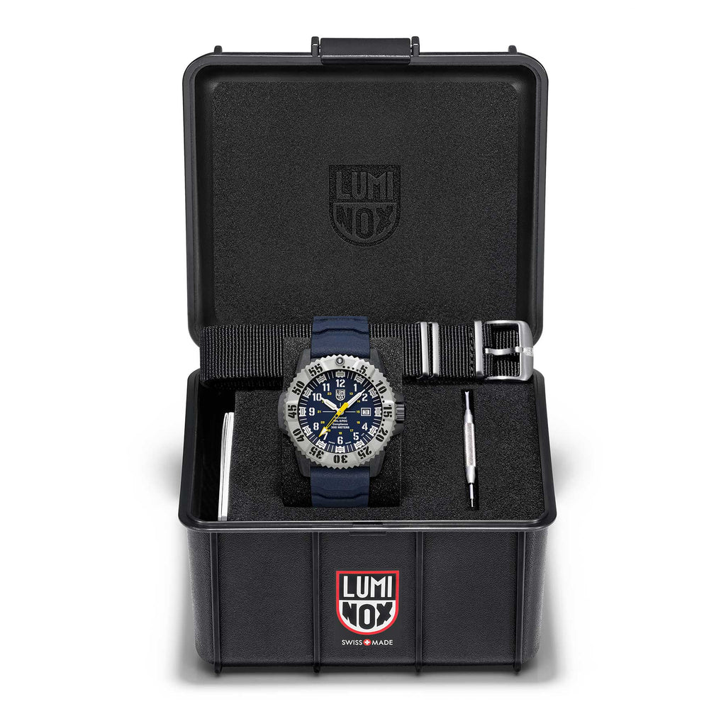 RELÓGIO LUMINOX MIL-SPEC XL.3355 KIT PULSEIRA NATO *46MM *Safira *Swiss Made