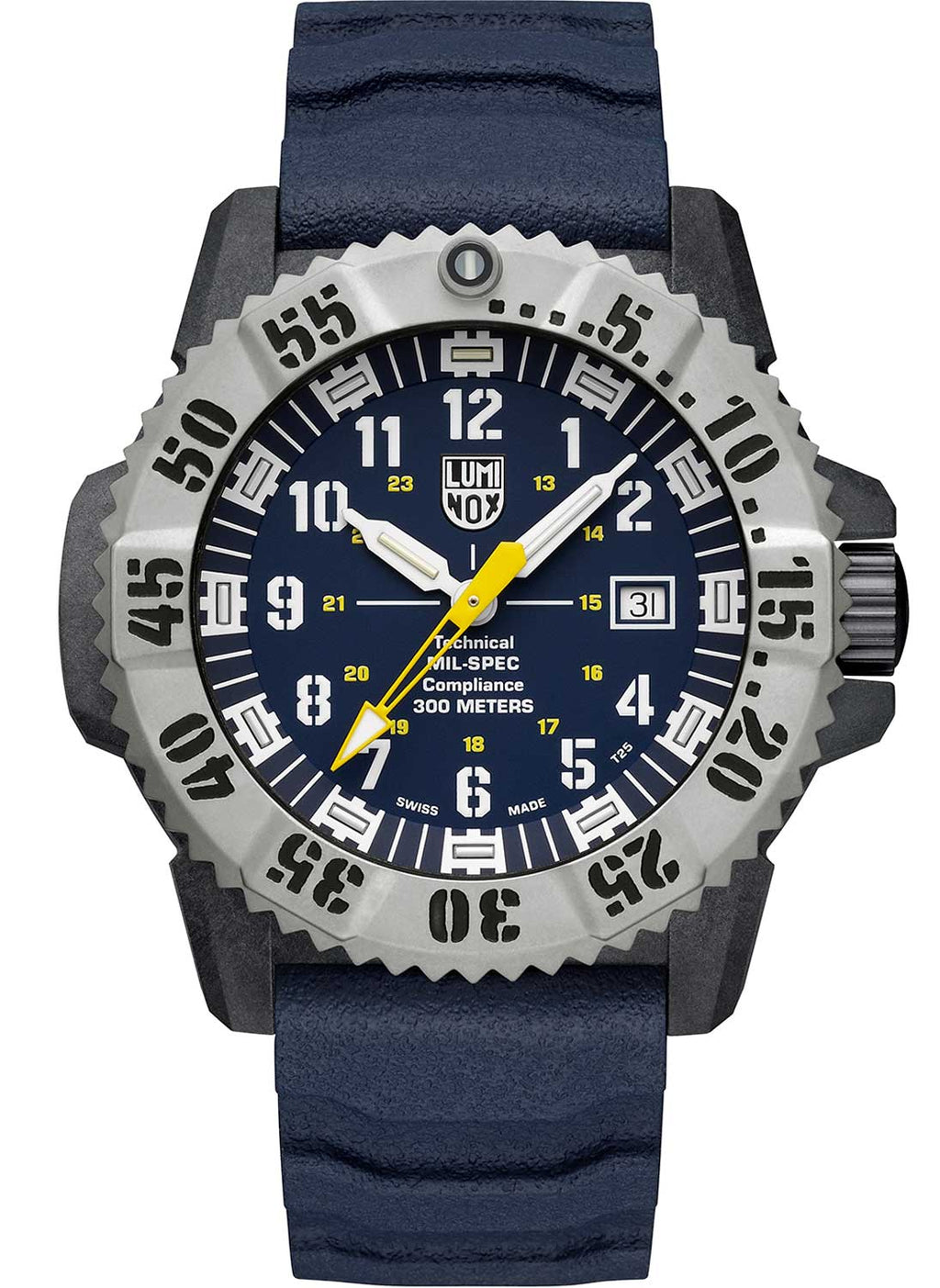RELÓGIO LUMINOX MIL-SPEC XL.3355 KIT PULSEIRA NATO *46MM *Safira *Swiss Made