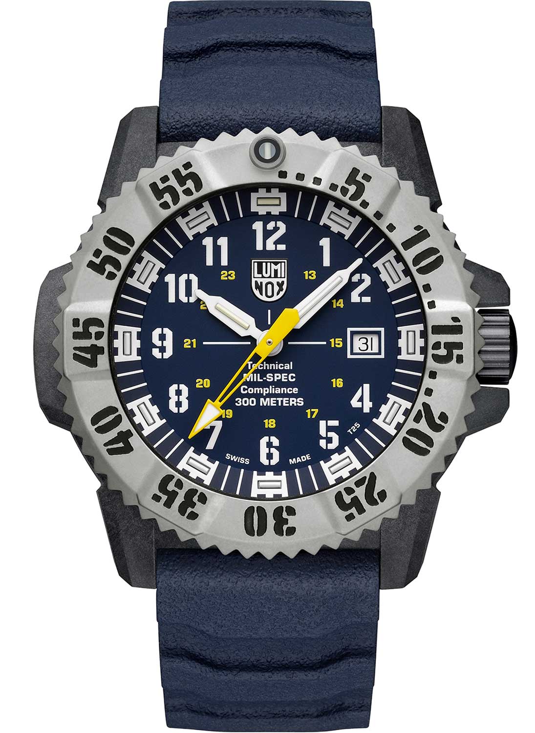 RELÓGIO LUMINOX MIL-SPEC XL.3355 KIT PULSEIRA NATO *46MM *Safira *Swiss Made