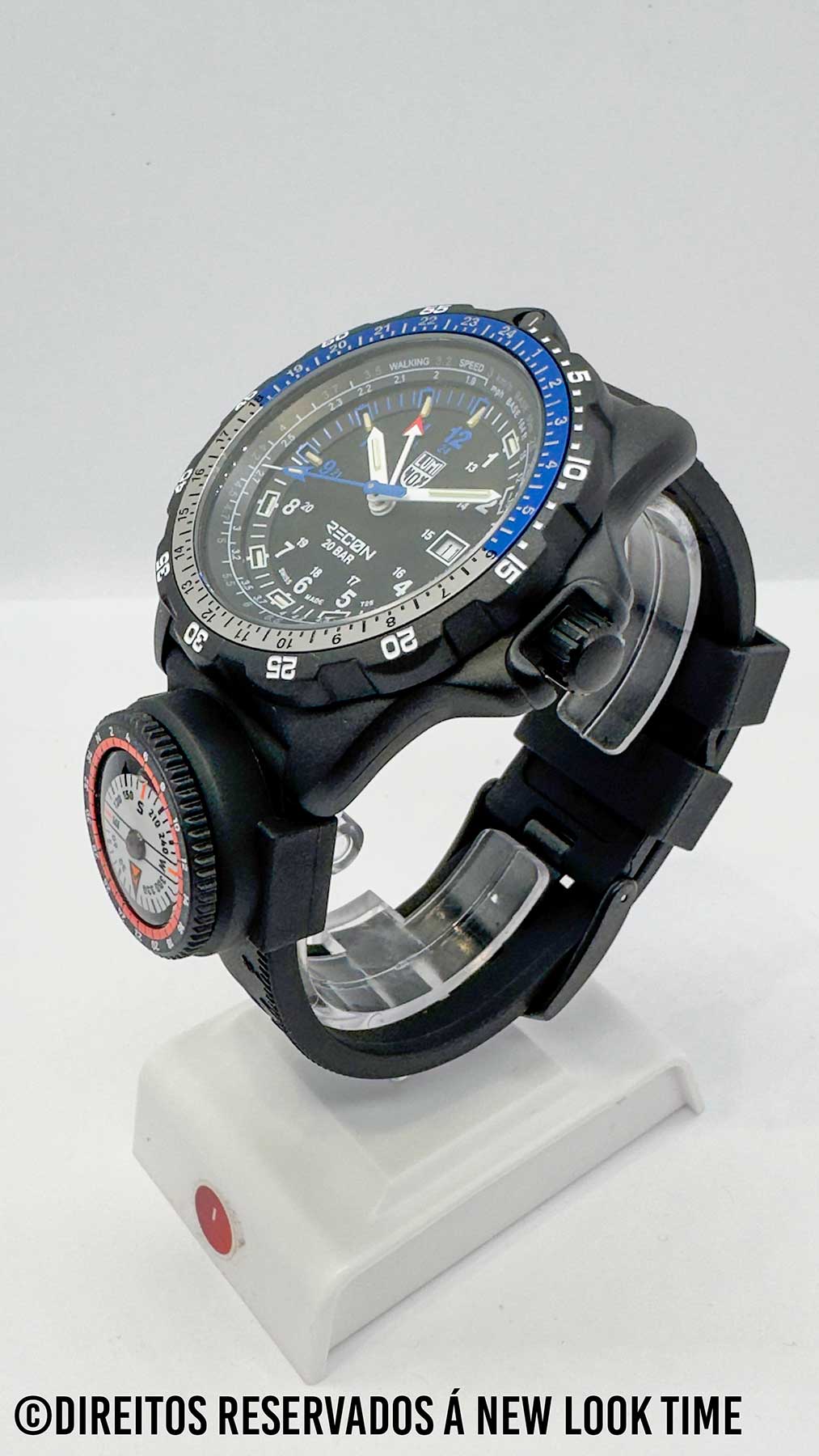 RELÓGIO LUMINOX RECON NAV SPEC XL.8833 46mm *Safira *Swiss Made