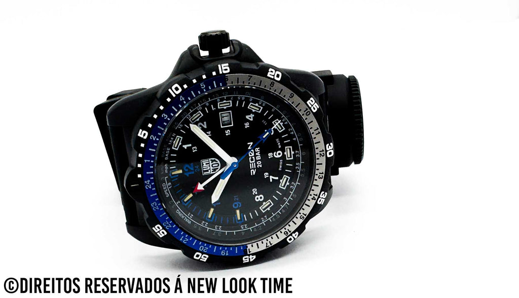 RELÓGIO LUMINOX RECON NAV SPEC XL.8833 46mm *Safira *Swiss Made