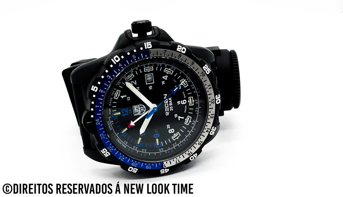 RELÓGIO LUMINOX RECON NAV SPEC XL.8833 46mm *Safira *Swiss Made