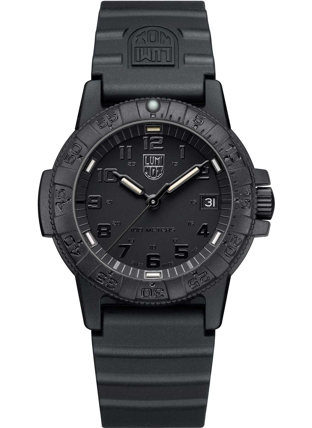 RELÓGIO LUMINOX LEATHERBACK SEA TURTLE 0301 BLACKOUT *39mm *Swiss Made