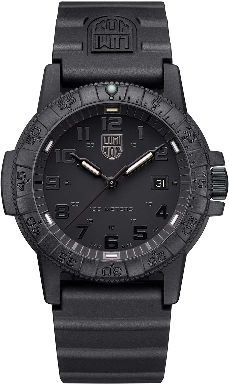 RELÓGIO LUMINOX LEATHERBACK SEA TURTLE GIANT 0321 BLACKOUT *44mm *Swiss Made