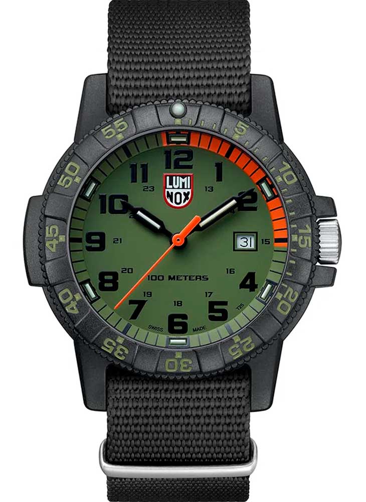 RELÓGIO LUMINOX LEATHERBACK SEA TURTLE GIANT 0337 *44mm *Swiss Made