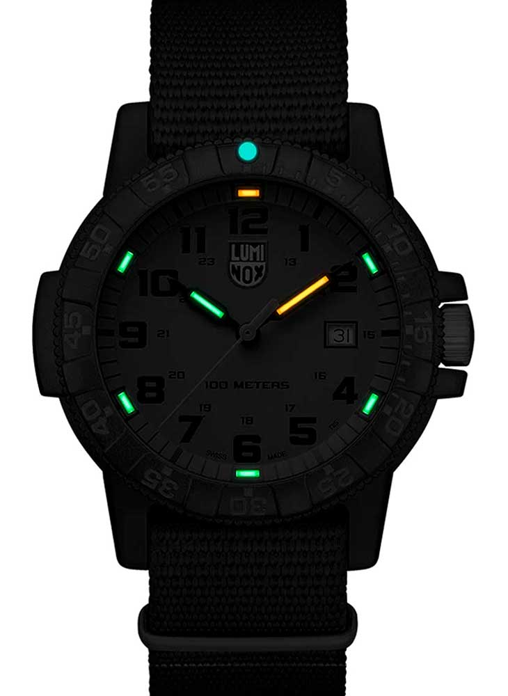 RELÓGIO LUMINOX LEATHERBACK SEA TURTLE GIANT 0337 *44mm *Swiss Made