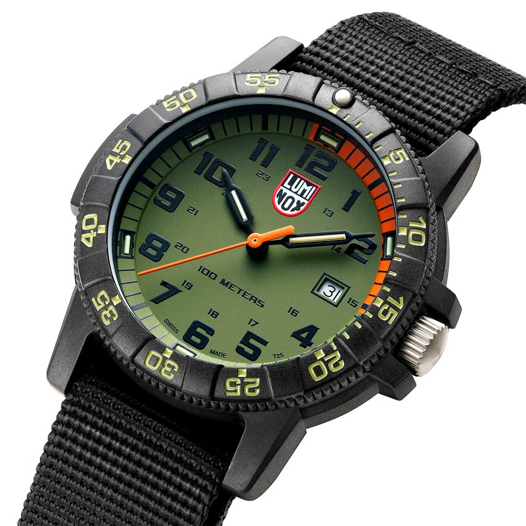 RELÓGIO LUMINOX LEATHERBACK SEA TURTLE GIANT 0337 *44mm *Swiss Made