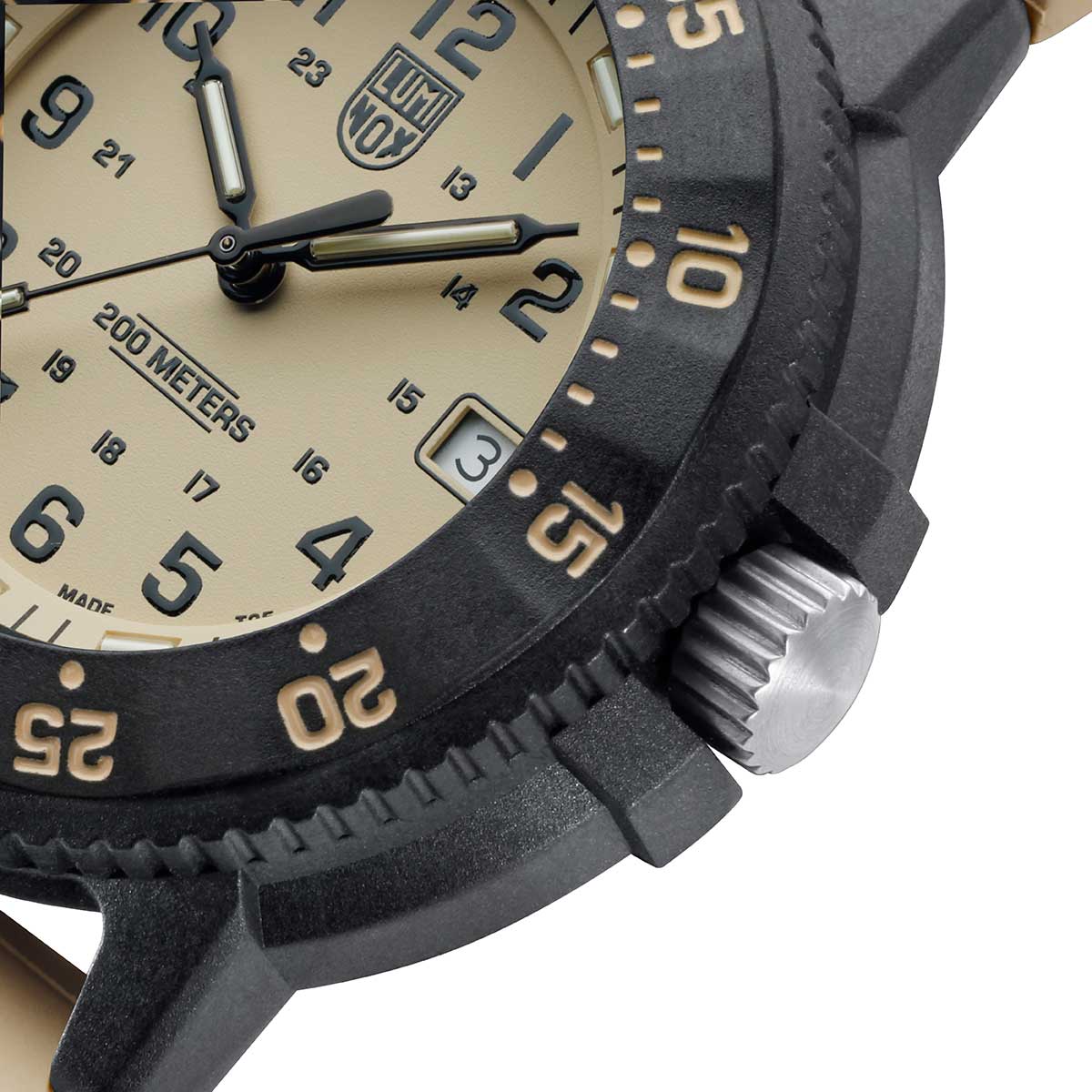 RELÓGIO LUMINOX NAVY SEAL EVO 3010.EVO.S *Safira *43mm *Swiss Made