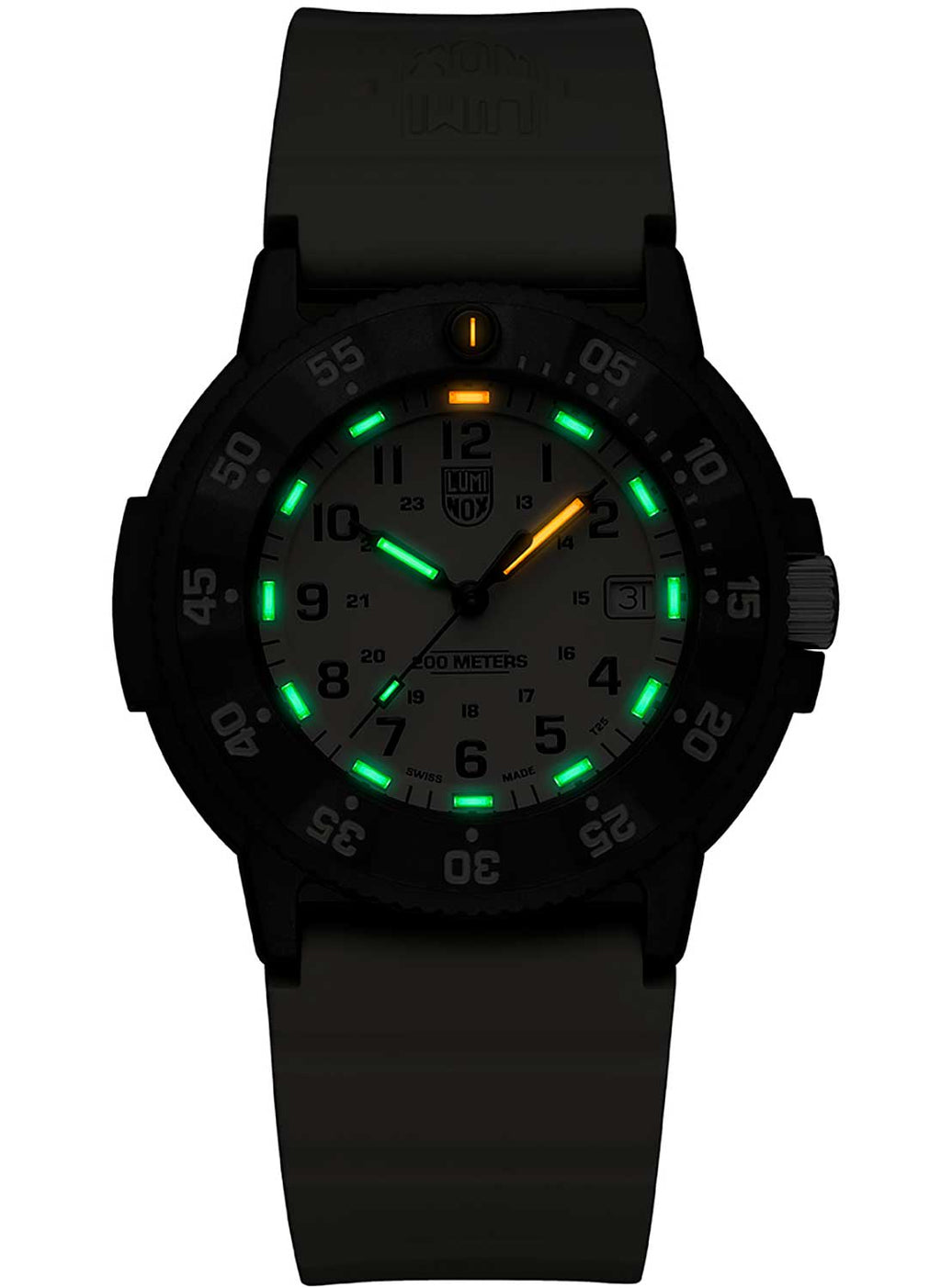 RELÓGIO LUMINOX NAVY SEAL EVO 3010.EVO.S *Safira *43mm *Swiss Made