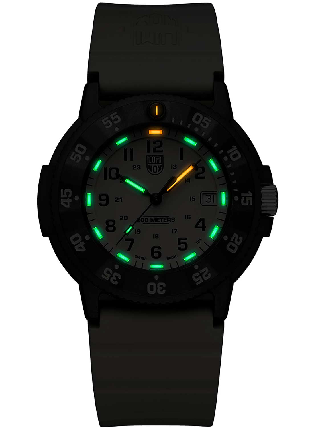 RELÓGIO LUMINOX NAVY SEAL EVO 3010.EVO.S *Safira *43mm *Swiss Made