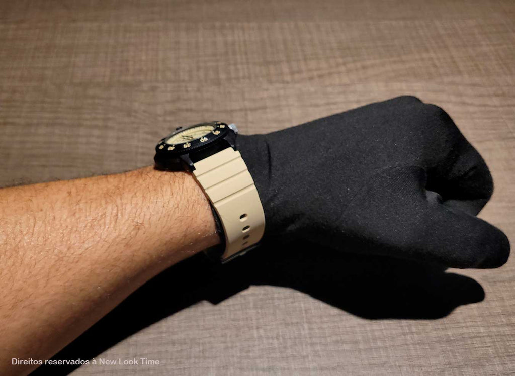 RELÓGIO LUMINOX NAVY SEAL EVO 3010.EVO.S *Safira *43mm *Swiss Made