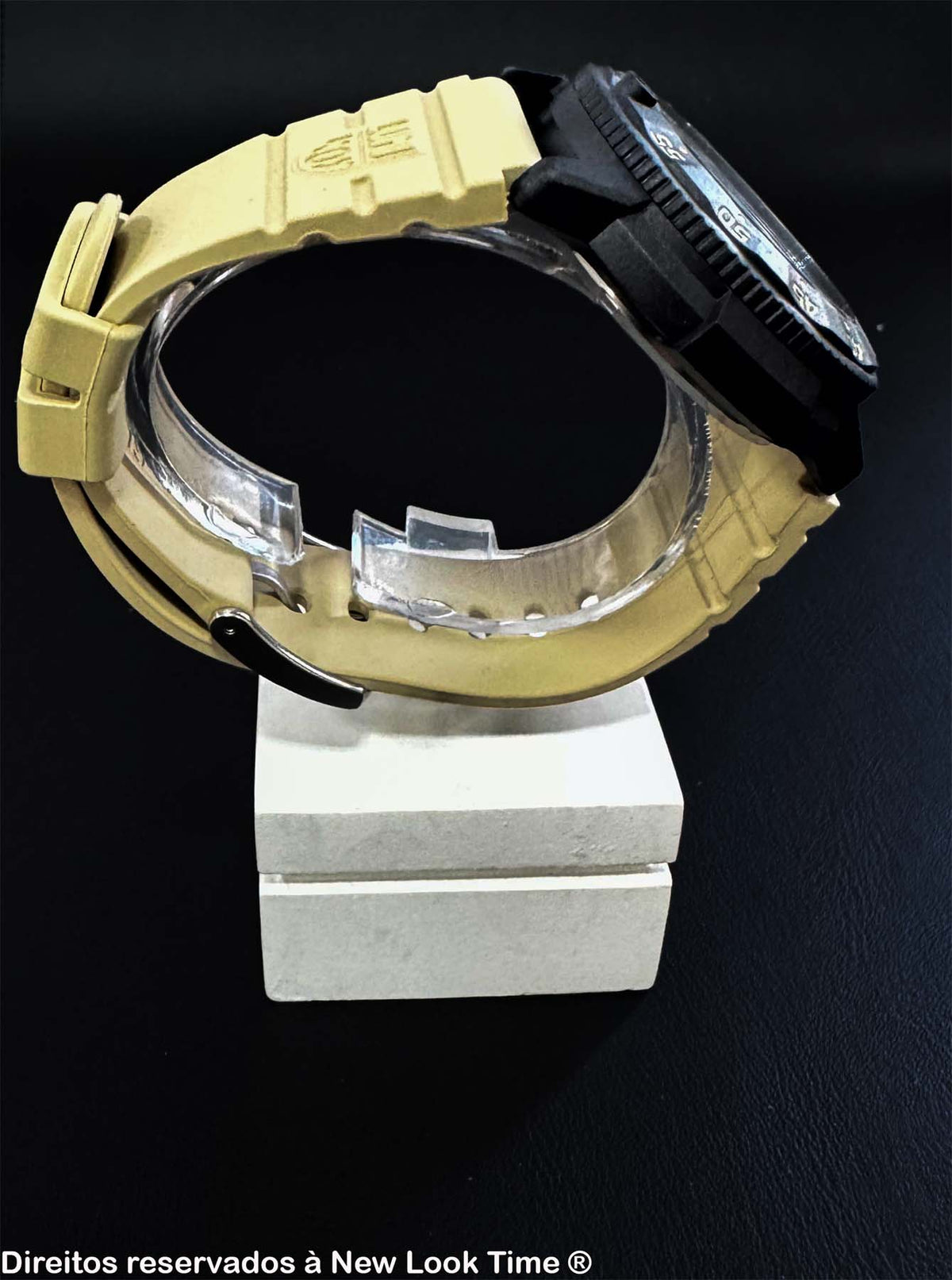 RELÓGIO LUMINOX NAVY SEAL EVO 3010.EVO.S *Safira *43mm *Swiss Made