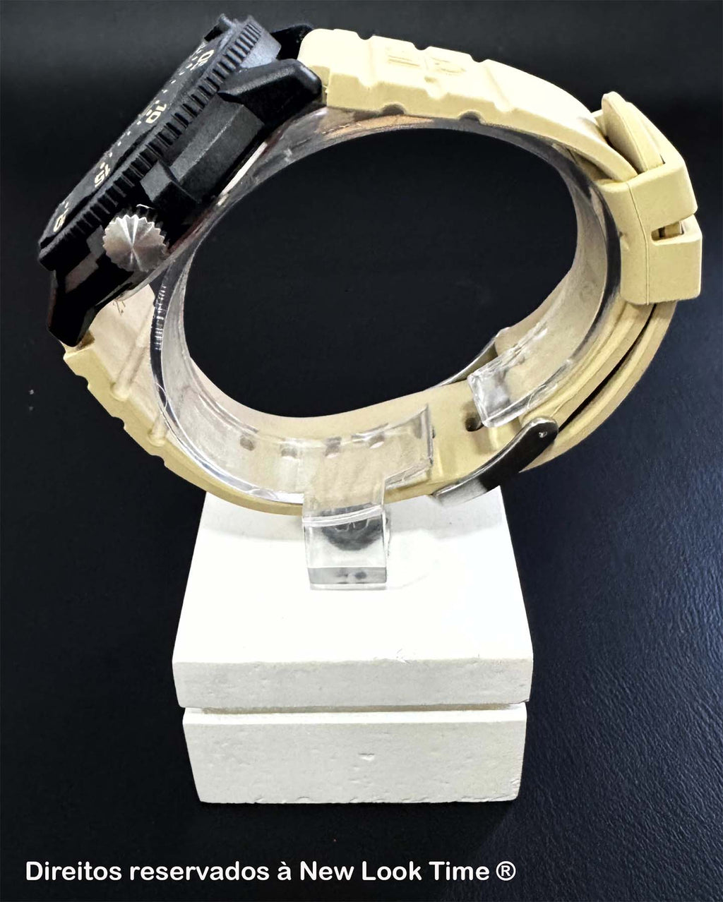 RELÓGIO LUMINOX NAVY SEAL EVO 3010.EVO.S *Safira *43mm *Swiss Made