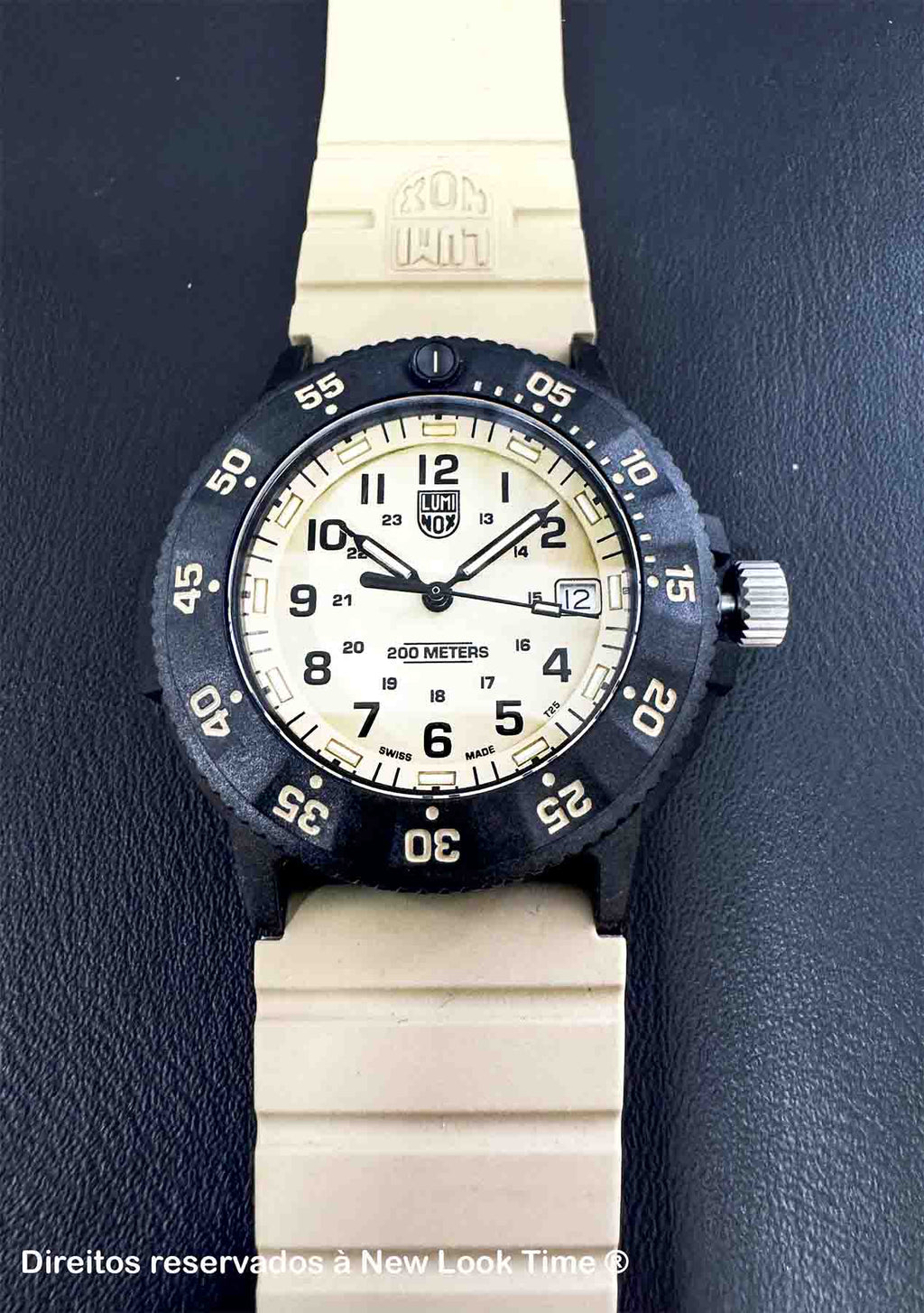 RELÓGIO LUMINOX NAVY SEAL EVO 3010.EVO.S *Safira *43mm *Swiss Made
