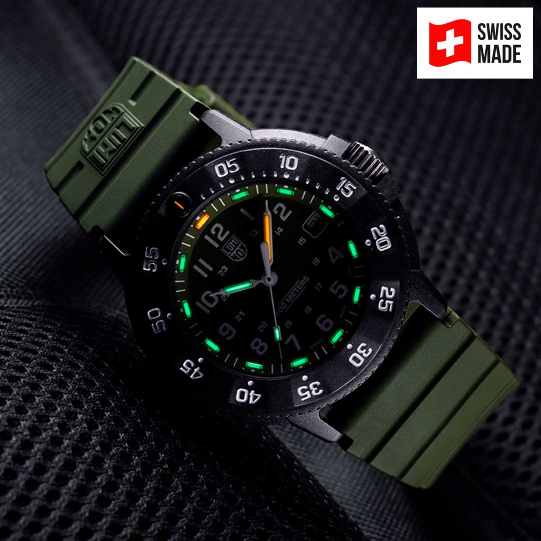 RELÓGIO LUMINOX NAVY SEAL EVO 3013.EVO.S *Safira *43mm *Swiss Made