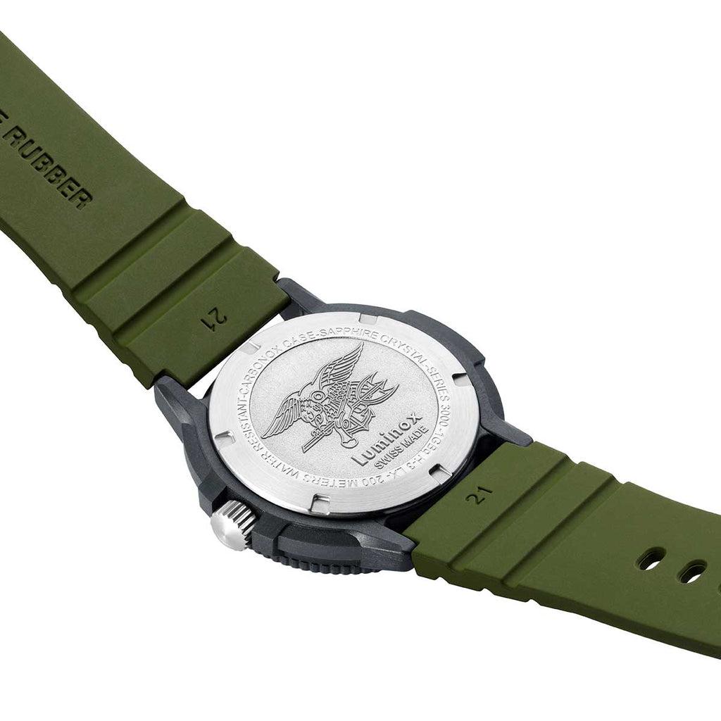 RELÓGIO LUMINOX NAVY SEAL EVO 3013.EVO.S *Safira *43mm *Swiss Made