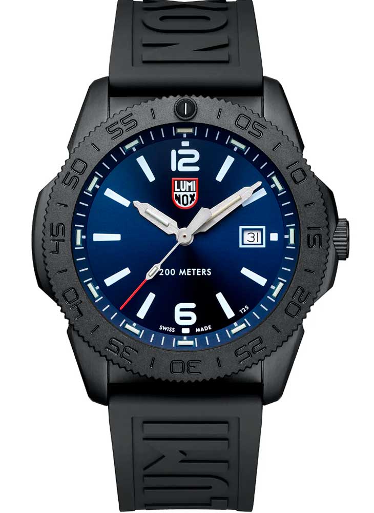 RELÓGIO LUMINOX PACIFIC DIVER XS.3123.B *Safira *44mm *Swiss Made