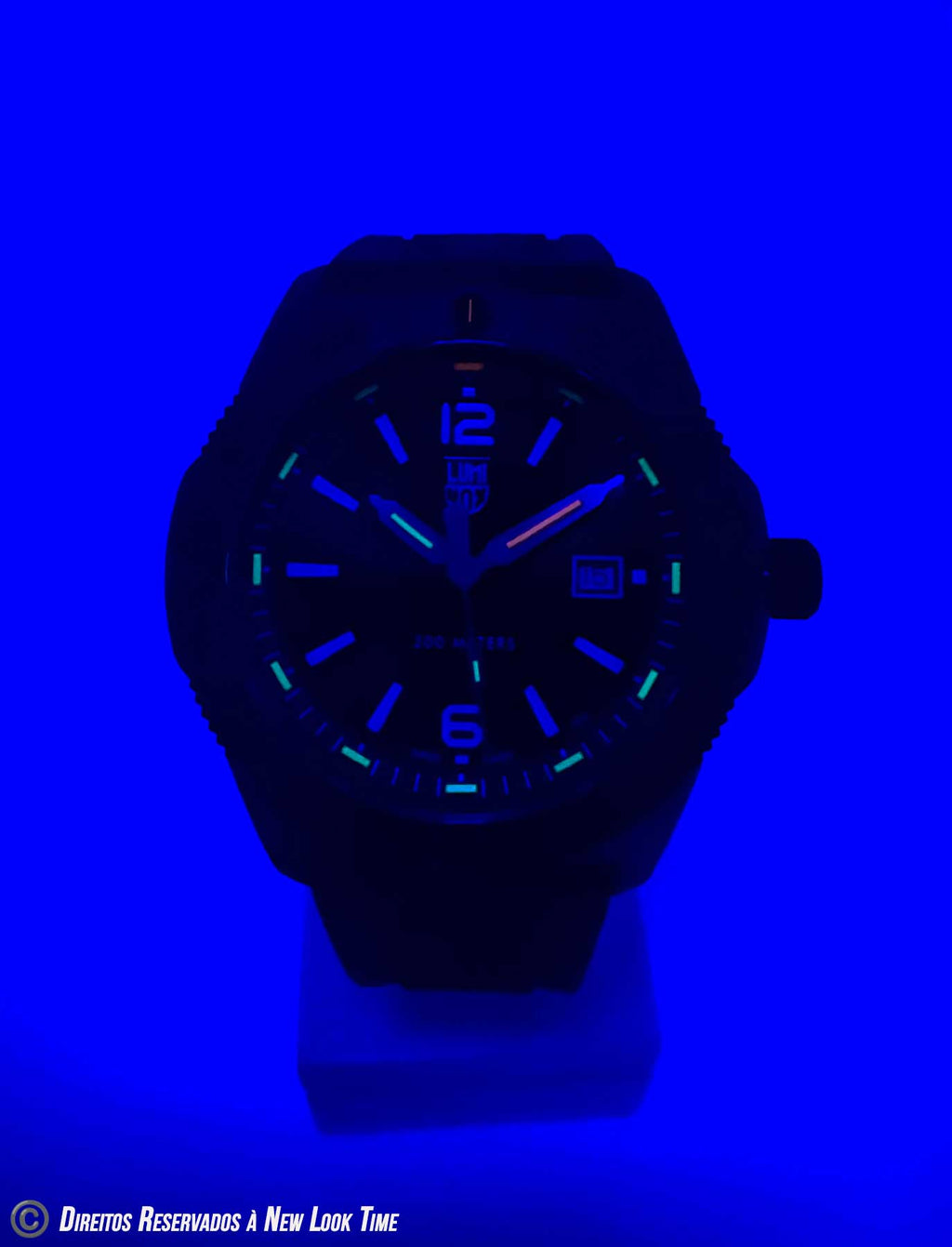 RELÓGIO LUMINOX PACIFIC DIVER XS.3123.B *Safira *44mm *Swiss Made