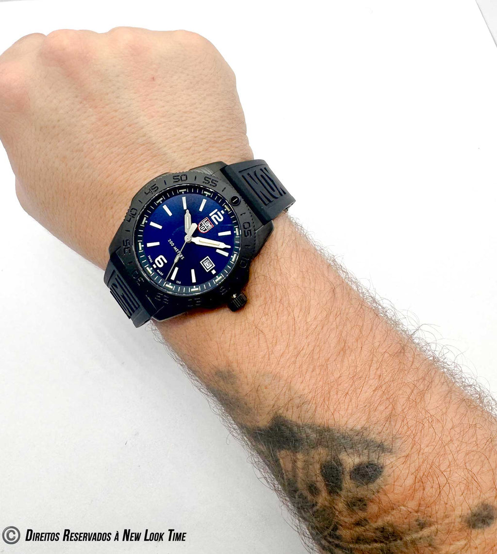 RELÓGIO LUMINOX PACIFIC DIVER XS.3123.B *Safira *44mm *Swiss Made