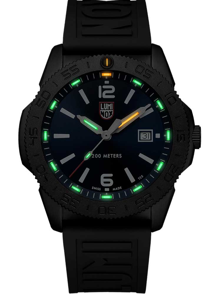 RELÓGIO LUMINOX PACIFIC DIVER XS.3123.B *Safira *44mm *Swiss Made
