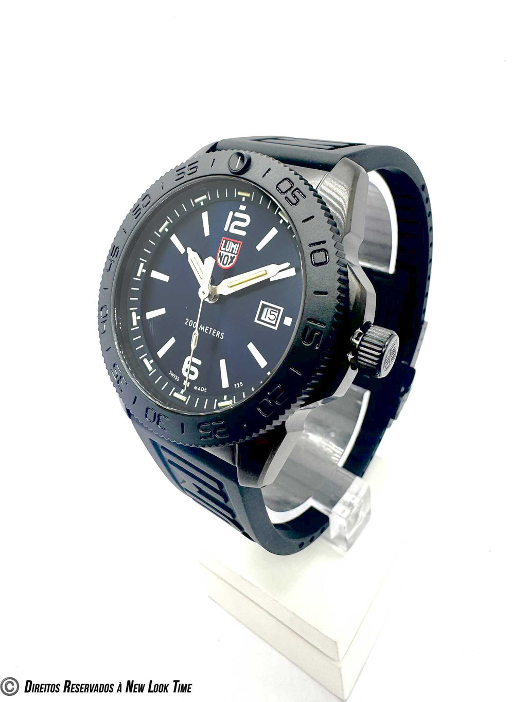 RELÓGIO LUMINOX PACIFIC DIVER XS.3123.B *Safira *44mm *Swiss Made