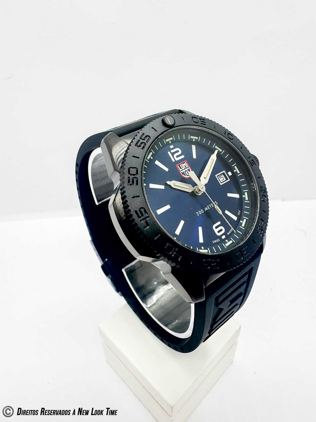 RELÓGIO LUMINOX PACIFIC DIVER XS.3123.B *Safira *44mm *Swiss Made
