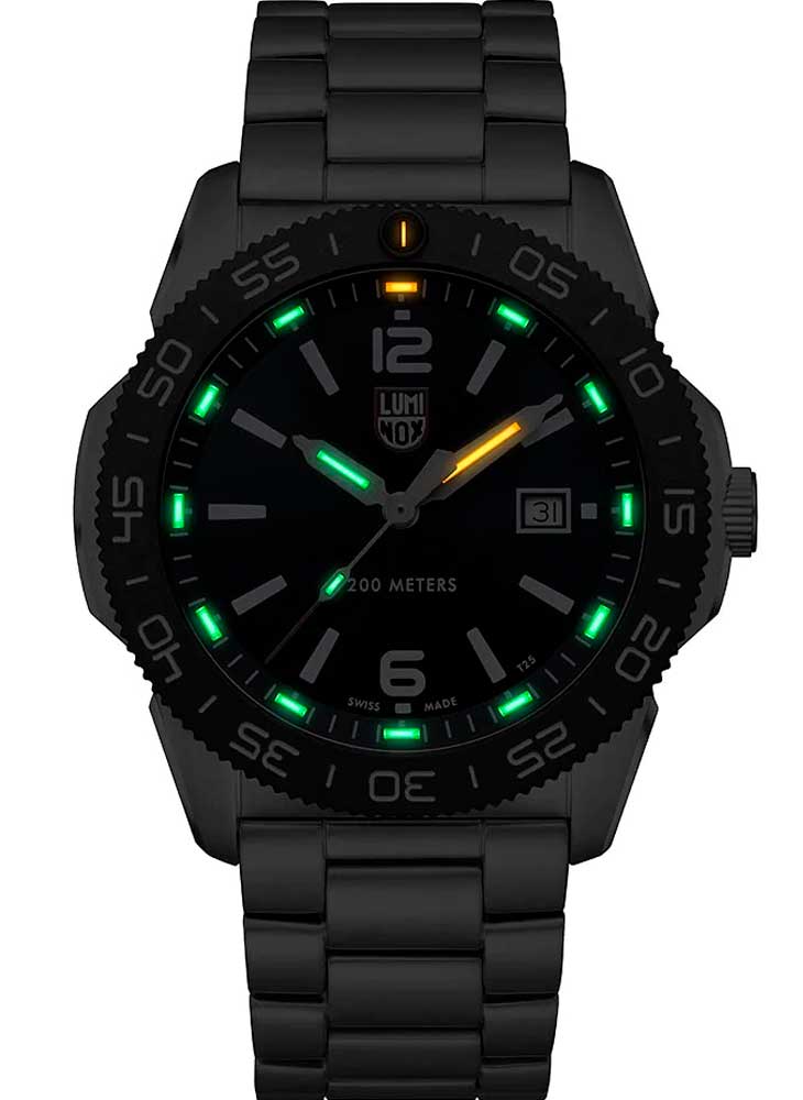 RELÓGIO LUMINOX PACIFIC DIVER 3123 *Safira *44mm