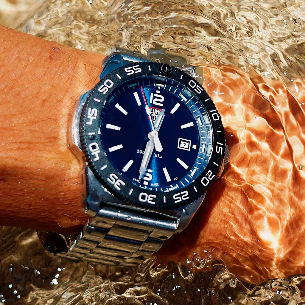 RELÓGIO LUMINOX PACIFIC DIVER 3123 *Safira *44mm